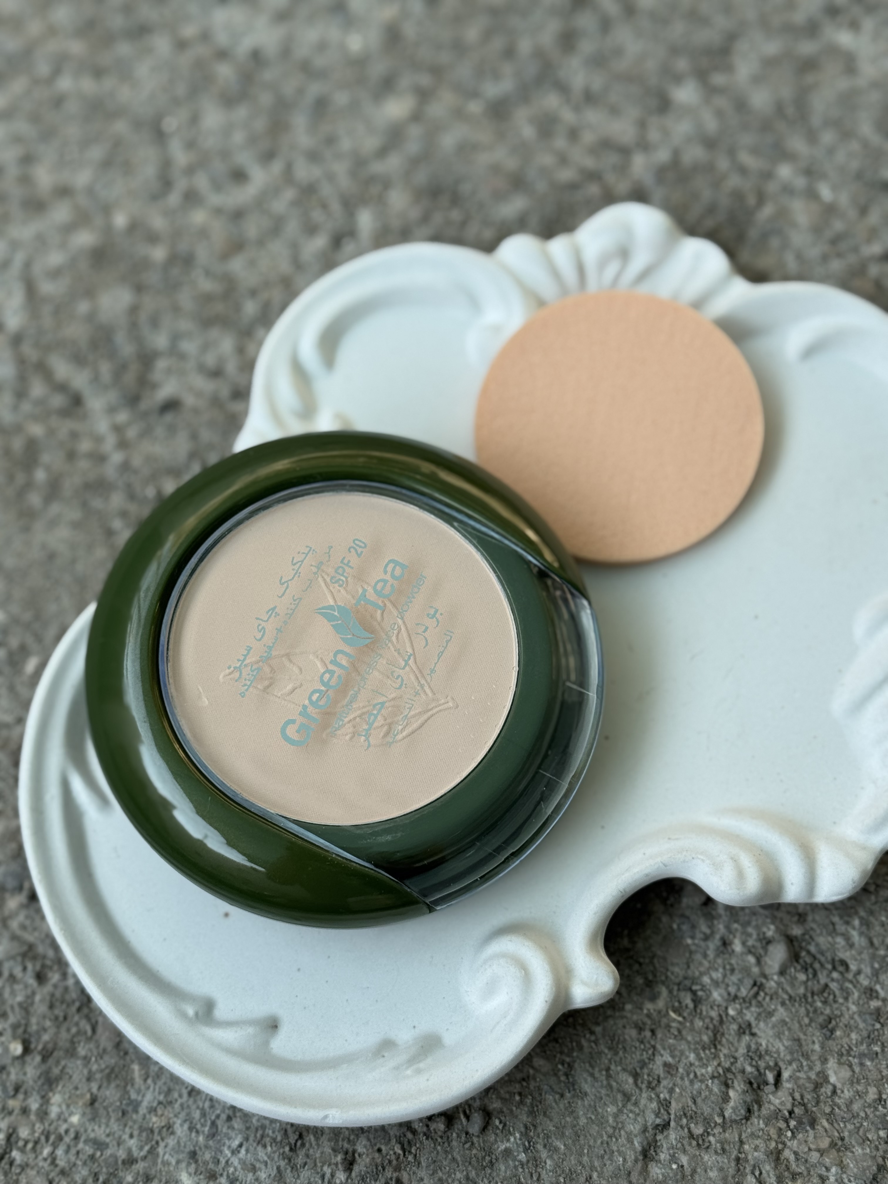 پنکک مدل چای سبز دارای مرطوب کننده و spf